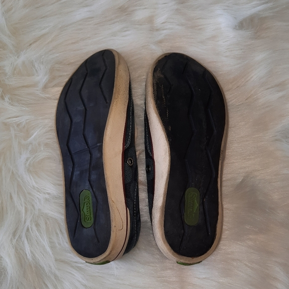 "Simple" hemp pokadot navy sneakers - Picture 5 of 13